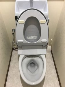 旭市T様宅トイレつまり除去作業完了写真