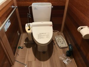 茂原市K様宅トイレ水漏れ修理画像